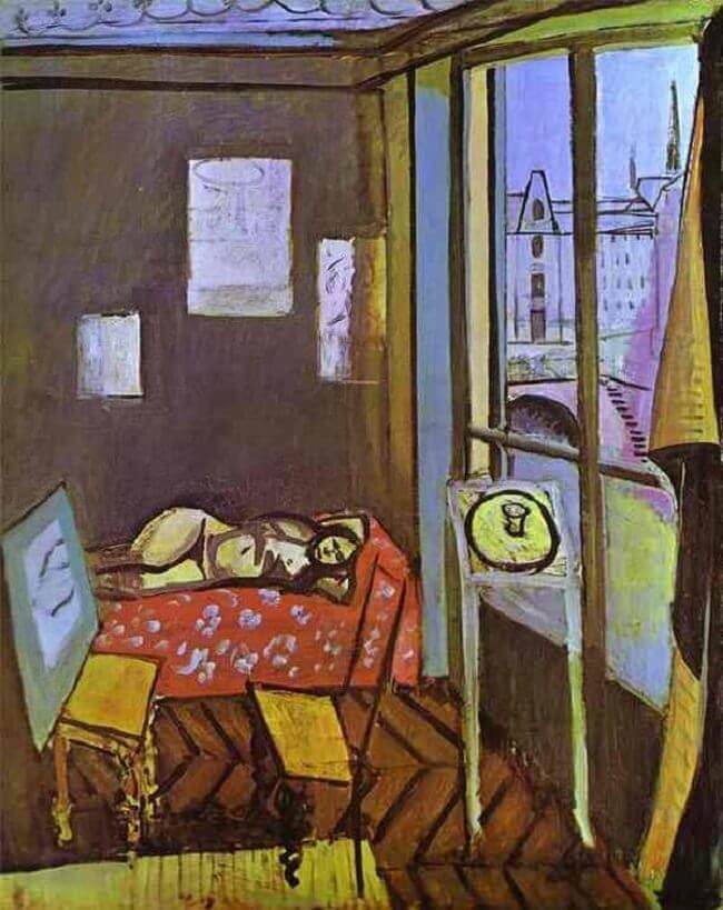 Studio, Quai Saint-Michel, 1917 by Henri Matisse