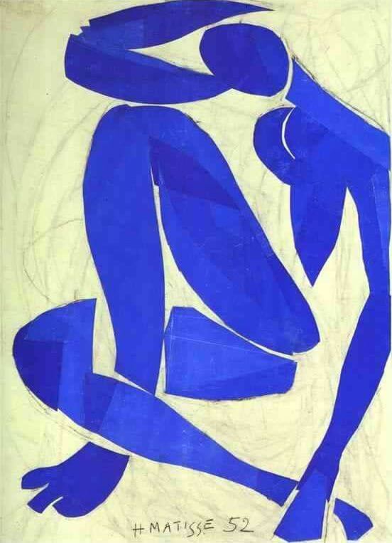 Henri Matisse. Blue Nude II. 1952